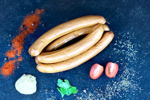 Crenvurști vienezi Land.Luft, preparați din carne premium – textură fină și înveliș crocant, ideali pentru un mic dejun calitativ