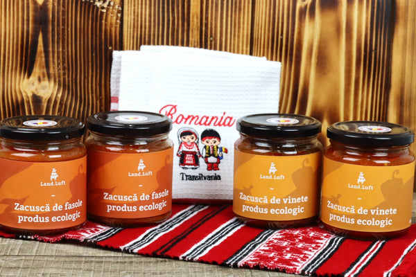 Pachet Zacusca Bio Fasole&Vinete (2+2)