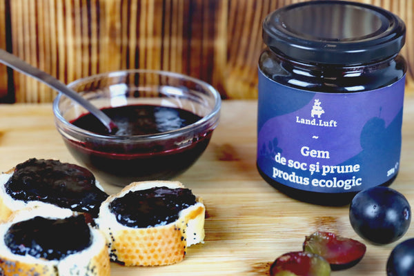 Gem de soc si prune – Produs ecologic