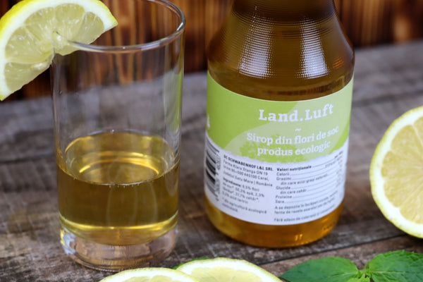 Sirop din flori de soc - produs ecologic