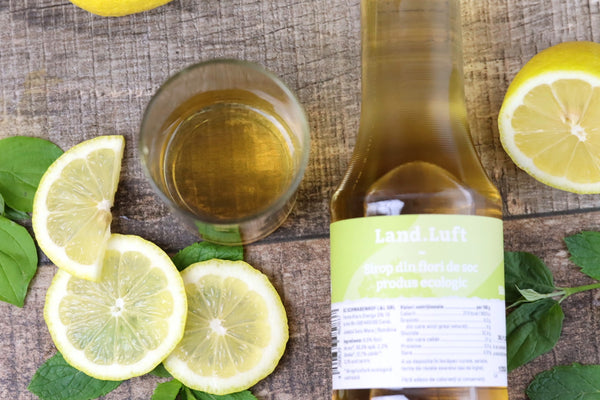 Sirop din flori de soc - produs ecologic