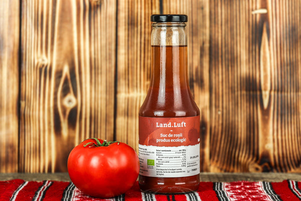 Suc de roșii  bio – 500 ml – Certificat Ecologic – Land.Luft