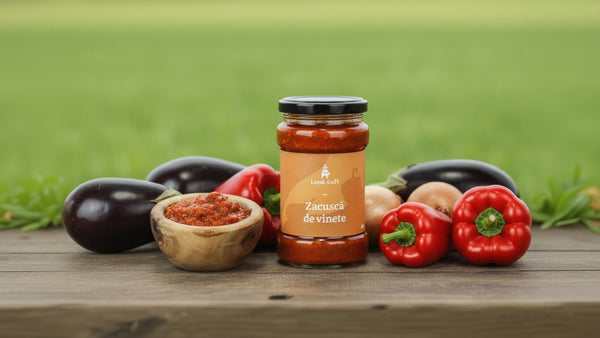 Zacusca de vinete naturala