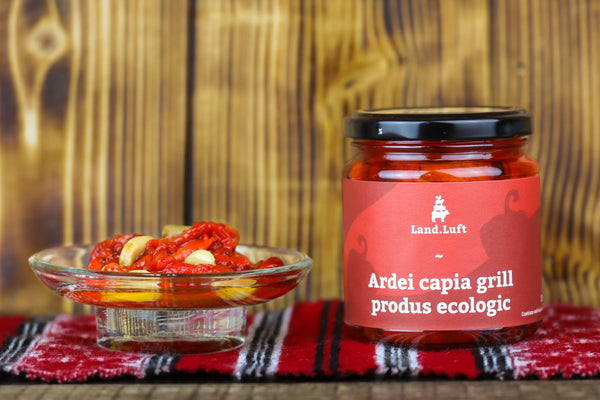 Ardei Capia Grill BIO – gust intens de fum, dulceață naturală