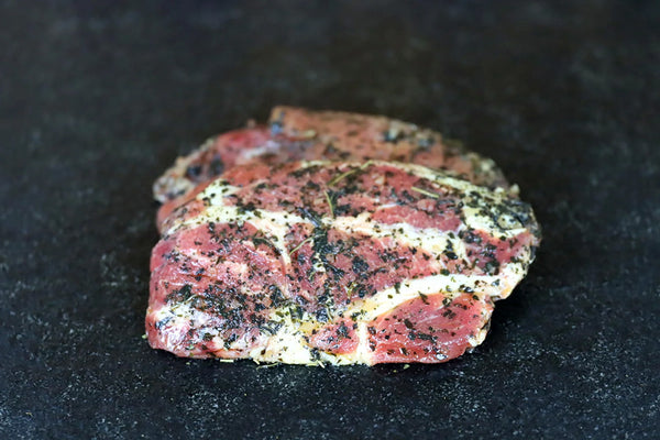 Ceafă de Porc BIO în Marinadă Mediteraneană