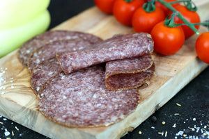 Salam feliat de vită Angus bio – 75% vită, gata de servit