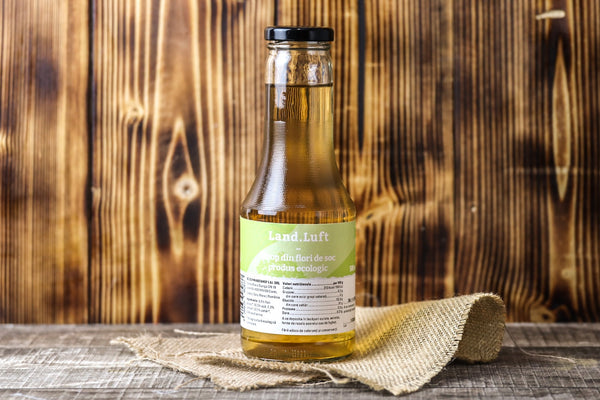 Sirop din flori de soc - produs ecologic