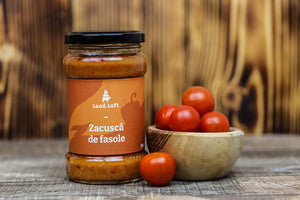 Zacuscă de fasole 100% naturală – 285g – Land.Luft