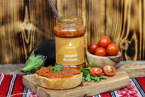 Zacuscă de vinete 100% naturală – 280g – Land.Luft