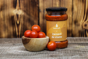 Zacuscă de vinete 100% naturală – 280g – Land.Luft
